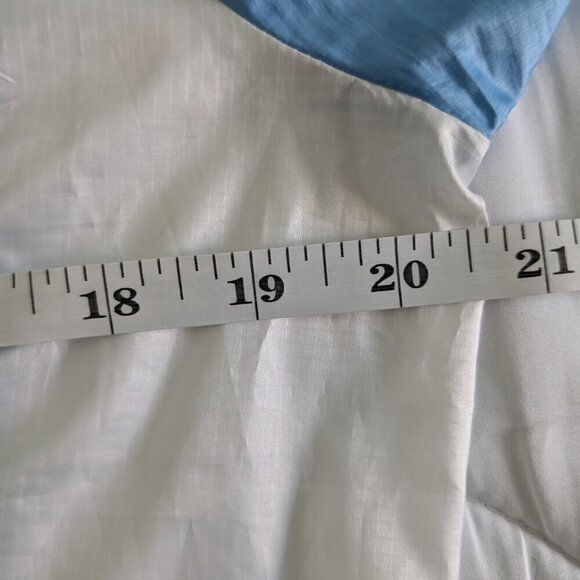 Pearl Izumi Jacket Women's Size Large Blue White Cycling Rip Stop Long Sleeve - Picture 15 of 16